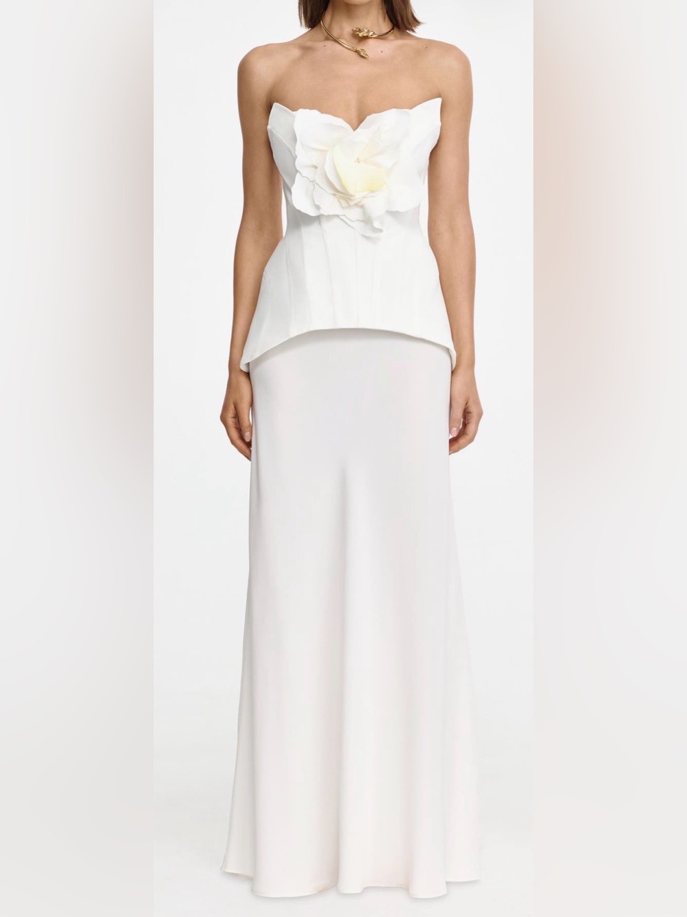 Acler Bankson Floral Appliqué Gown